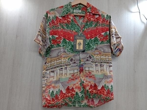  summer SUN SURF sun Surf aloha shirt RAYON S/S SPECIAL EDITION MUSA-SHIYA SHOTEN *THE BEST OF NIKKO~ SS34178 XS GREEN