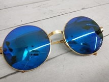 【値下げ】MYKITA × BERNHARD WILLHELM JANIS BLUE SIZE125COLF9GOLDドイツ製ブルー ゴールドマイキータベルンハルトウィルヘルムジャニス_画像6