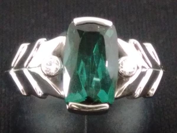 ダイヤモンド×サファイア リング K18YG 3.19ct 9.9g 純正販売店