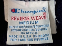 【90's USA製】Champion チャンピオン REVERSE WEAVE リバースウィーブ スウェット トレーナー ヴィンテージ 古着 ネイビー M 店舗受取可_画像4