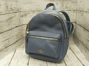 【COACH】 コーチ／F38263／リュック バック ミニリュック ブルー系 みずいろ レディース 中古