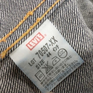 LEVI’S 507XX ヴィンテージ Gジャン デニムジャケット 日本製 リーバイス メンズ 44 2nd セカンド インディゴ ブルー 2001年製 店舗受取可の画像7