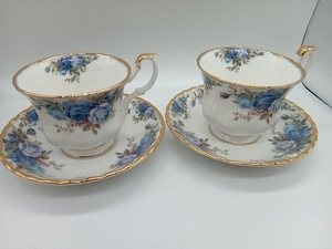 ROYAL ALBERT ロイヤルアルバート Moonlight Rose カップ&ソーサー ペア 2客セット ムーンライトローズ ティーカップ 西洋茶器