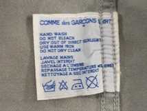 COMME des GARCONS SHIRT コムデギャルソンシャツ 1992 バーコードシャツ メンズ 半袖シャツ グレー S 綿 コットン Made in France_画像8
