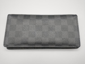 LOUIS VUITTON／ダミエグラフィット ポルトフォイユプラザ TA3153 財布 イニシャル入り