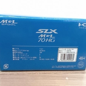 シマノ 19SLX MGL 70HG ベイトリール 04048 5RL270170 箱、説明書、メンテナンスリール付 ブラック ブルーの画像3