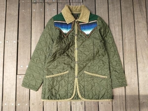 LAVENHAM MUSTANG RANCH Quilting Jacket ラベンハム キルティング ジャケット 36 カーキ