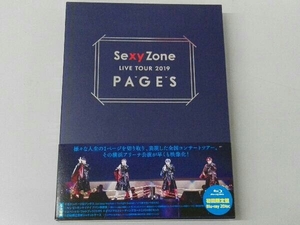 Sexy Zone LIVE TOUR 2019 PAGES(初回限定版)(Blu-ray Disc)