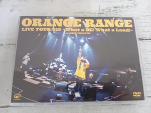 ORANGE RANGE DVD LIVE TOUR 019 ~What a DE! What a Land!~ at オリックス劇場