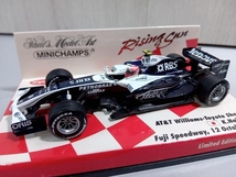 現状品【C-19】 MINICHAMPS 1/43scale AT&T Williams Toyota 2008 ShowCar K.Nakajima 'Rising Sun'_画像2