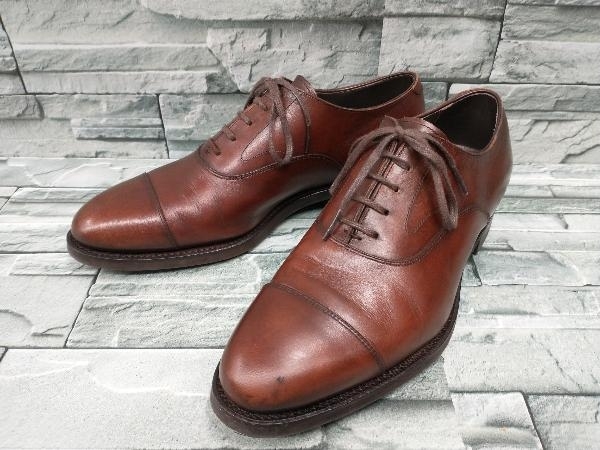 超美品の超美品の三陽山長 内羽根式ストレートチップ 27cm R303 ドレス