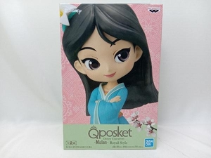 未開封品 ムーラン B(服:水色) Disney Characters Q posket -Mulan- Royal Style フィギュア バンプレスト