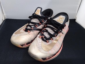 NIKE KEVIN DURANT 6 Elite GOLD ナイキ 642838-100 ホワイト スニーカー 26cm 箱無し