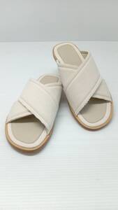 ★ Maison Margiela Maison Margiela Sandal Canvas Тесто, сделанное в Италии Vero Cuoio Size 42 (26,5 см) Белое лето