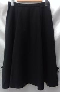 GALLERY VISCONTI гарантия Lee Visconti юбка-трапеция чёрный черный размер 2 лента женский 