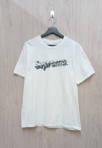 Supreme/シュプリーム/半袖Tシャツ/20SS Chrome Logo Tee/ホワイト/Ｍサイズ