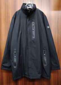 TUMI / Tumi T-TECH cotton inside polyester coat hood storage stop water Zip pocket black size XL