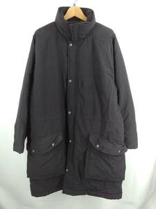 * MILITARY military cotton inside nylon coat M7360-020000-03 Sweden army Swedish Army military uniform size 180(LL) black winter 