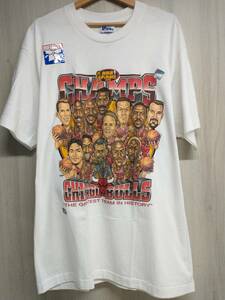 PRO PLAYER NBA Finals 1996 CHAMPS T プロ プレイヤー エヌビーエー ファイナルズ チャンプス 90s ヴィンテージ 半袖Tシャツ USA製