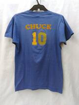 [80s] SCREEN STARS BMX スクリーンスターズ 半袖Tシャツ 青 ブルー M CHUCK 10 ヴィンテージ 古着 店舗受取可_画像2