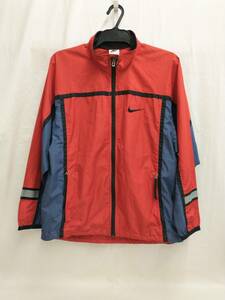 [90s~] NIKE ナイキ メンズ ジャケット 赤 レッド S RN#56323 CA#05553 白タグ 店舗受取可