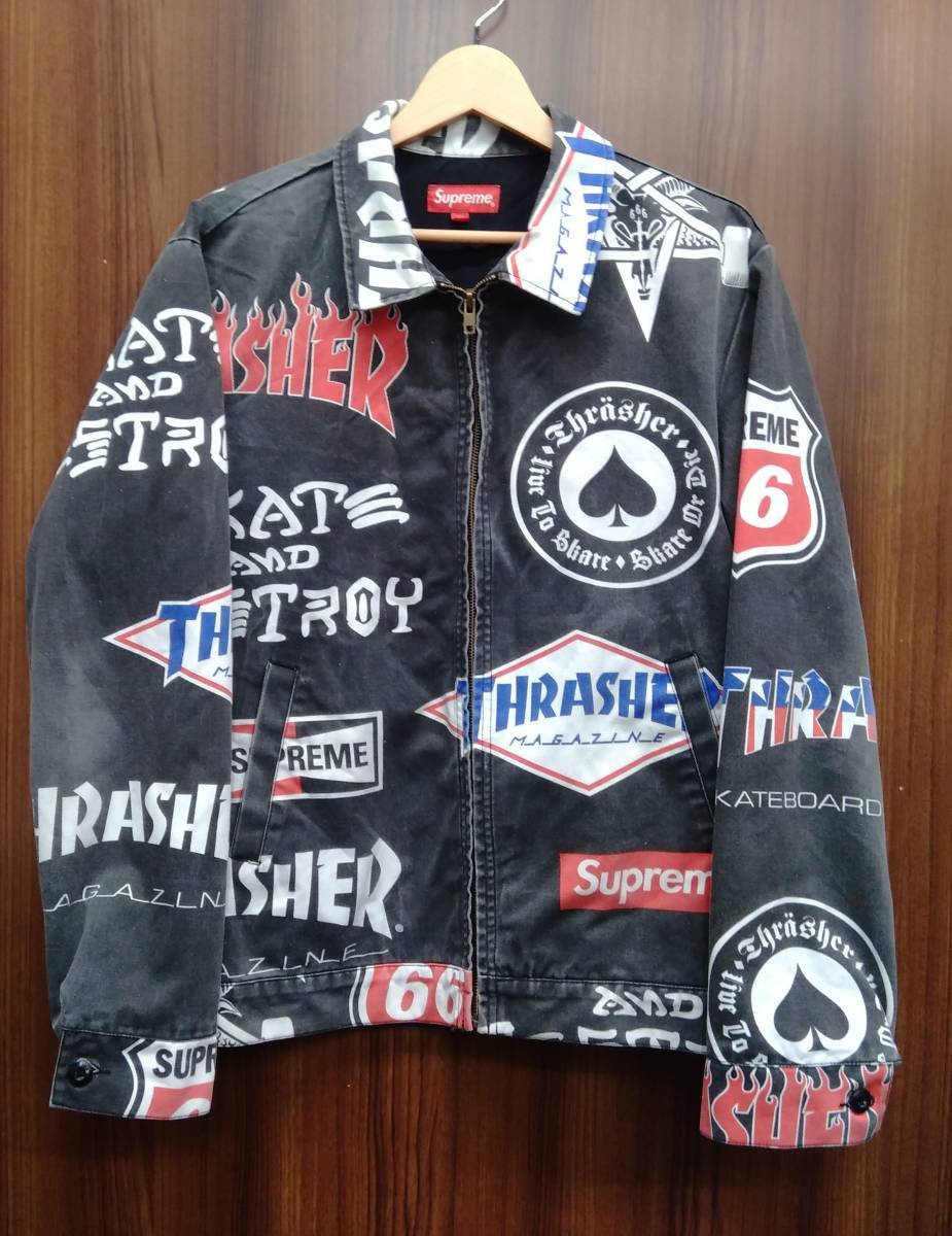 年最新ヤフオク!  supreme thrasher jacketの中古品・新品・未