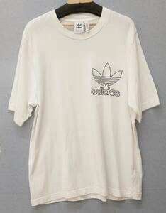 adidas 　アディダス　メンズ　半袖　Tシャツ　DV1562 ロゴ　刺繍　ホワイト