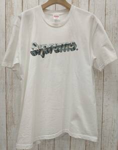 Supreme 20SS Chrome Logo Tee シュプリーム クロームロゴ 半袖Tシャツ クロムロゴ ホワイト Mサイズ メンズ ストリート