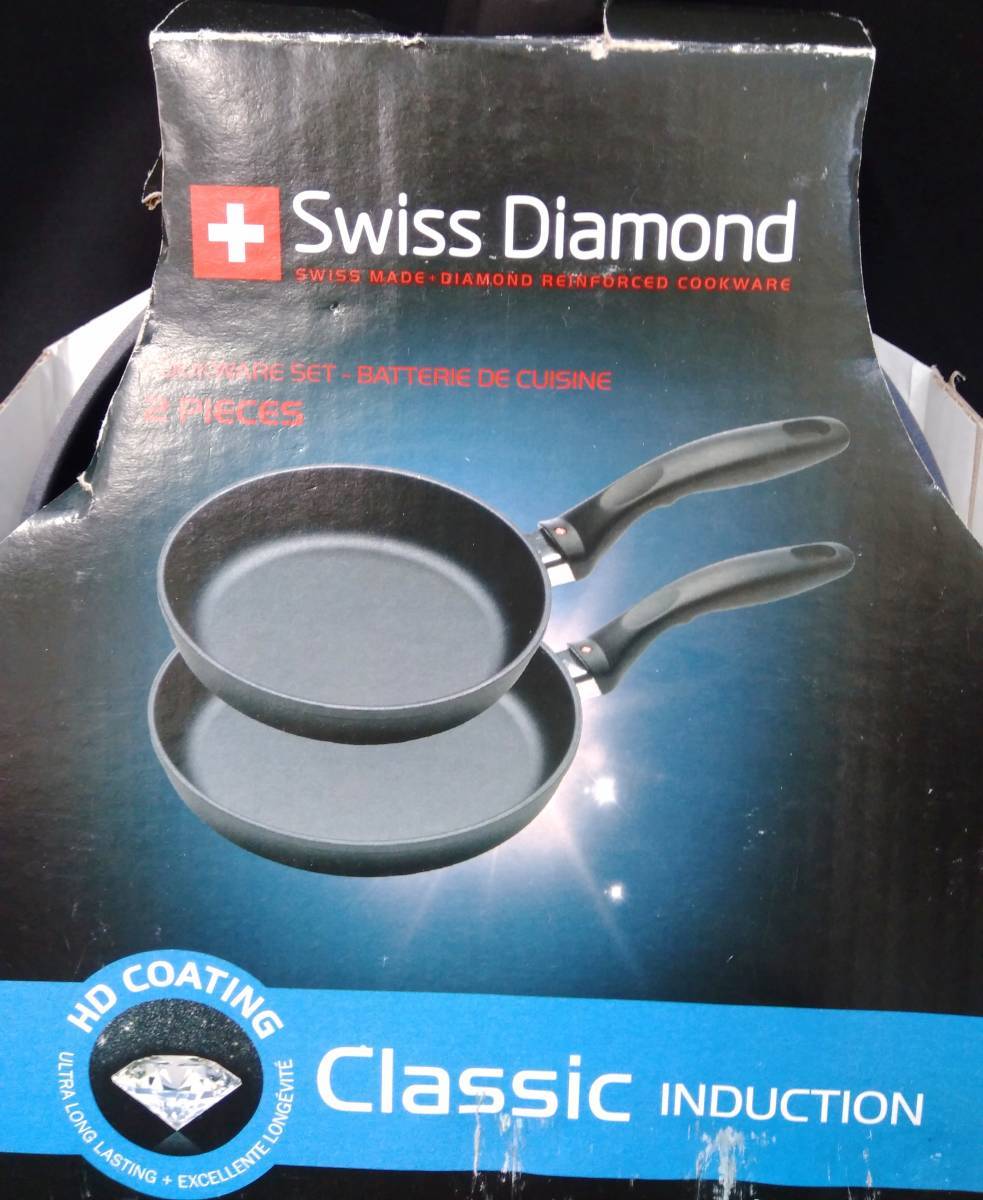 スマホ Swiss Diamond ウォックパン IH対応 28cm【未使用】 調理器具