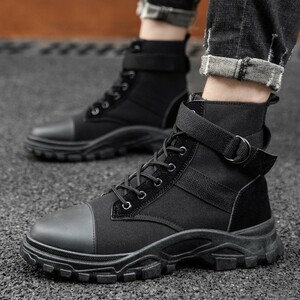  new goods short boots men's western boots military boots Work boots work shoes engineer boots 24.5cm~27cm selection possible 