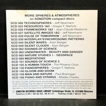 SPHERES & ATMOSPHERES VOL. 2/SONOTON MUSIC LIBRARY CD オムニバス_画像7