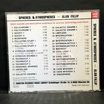 SPHERES & ATMOSPHERES -ALAN FILLIP/SONOTON MUSIC LIBRARY CD オムニバス_画像3
