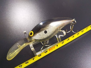 ビルノーマン ディープリトルN DLN #01/クロームブラック USED VINTAGE BILL NORMAN DEEP LITTLE N CRANKBAIT