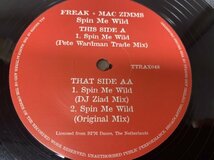 NO 7-2000 ◆ 12インチ ◆ The Freak & Mac Zimms ◆ Spin Me Wild_画像2