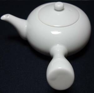 平成期　極上　白磁　急須　高級煎茶道茶器　陶磁器研究