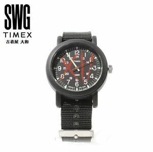 # old clothes shop Yamato prompt decision exhibition goods 12 anniversary commemoration SWAGGER TIMEX Swagger Timex collaboration list watch wristwatch clock black red reference price 19740 jpy 