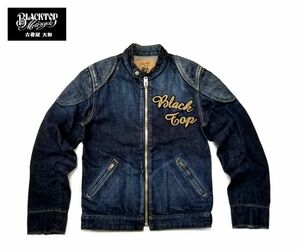 # rare # north Tetsuo Hara #BTMC # black top motorcycle # Denim rider's jacket L reference price 65,100 jpy # Backbone #ba crash 