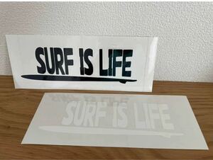 ＊ SURF IS LIFE ＊ カッティング ステッカー サーフ サーフィン