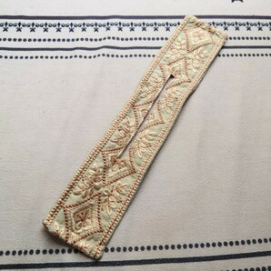 (両面)デフトバン　ダイヤミント　インド刺繍リボン