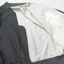 UNUSED アンユーズド 日本製 ウールMA-1ジャケット US0730 2 グレー パッカリングスリーブ フライトジャケット アウター g7206_画像9