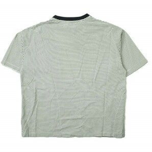 B:MING by BEAMS ビーミング バイ ビームス 20SS ドロップショルダーボーダー5分袖Tシャツ 92-04-0214-286 L オフホワイト/ブラック g7348の画像2