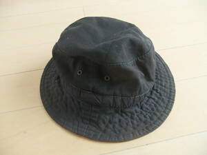 MADE IN USA NEW YORK HAT JUNGLE HAT black アメリカ製 ニューヨークハット　サイズM　女性向け