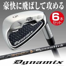 【新品6本セット】パラダイム エピック ローグ ステルス SIM2 より安く 番手以上の激飛び強反発を実現 ダイナゴルフ ダイナミクス アイアン_画像1