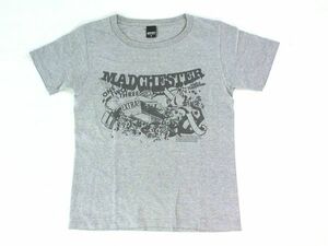 グラニフ★Design Tshirts Store graniph★プリント半袖Tシャツ SS 灰色 グレー