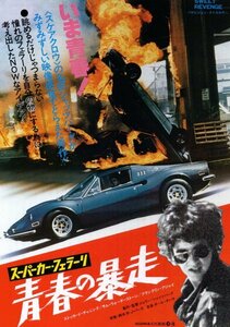 「スーパーカー・フェラーリ　青春の爆走」映画チラシ　ストッカー・チャニング