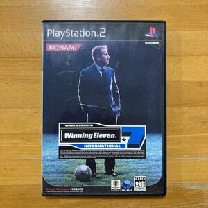 【送料無料】PS2ソフト　ワールドサッカー　ウイニングイレブン７インターナショナル