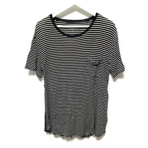 ◆nonnative◆ボーダーTシャツ 黒白 Jersey ノンネイティブ Tee カットソー ボーダー Black White 1 半袖