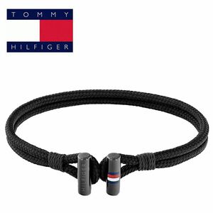 トミーヒルフィガー tommy hilfiger トミー ナイロン ブレスレット ブラック 2790336 メンズ アクセサリー アクセ 男性