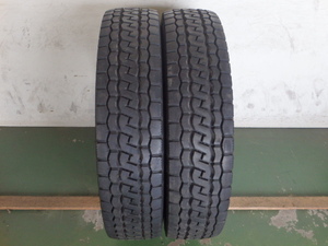 L15784-ブリヂストン M812 205/80R17.5 120/118L 中古 9分山 2本セット オールシーズンタイヤ