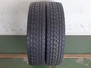 L15786-ブリヂストン M812 205/80R17.5 120/118N 中古 7分山 2本セット オールシーズンタイヤ